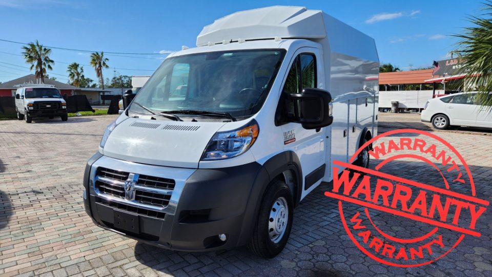 2017 RAM PROMASTER 3500 KUV UTILITY – SERVICE TRUCK, HIGH ROOF, 3.6 6 CYLINDERS