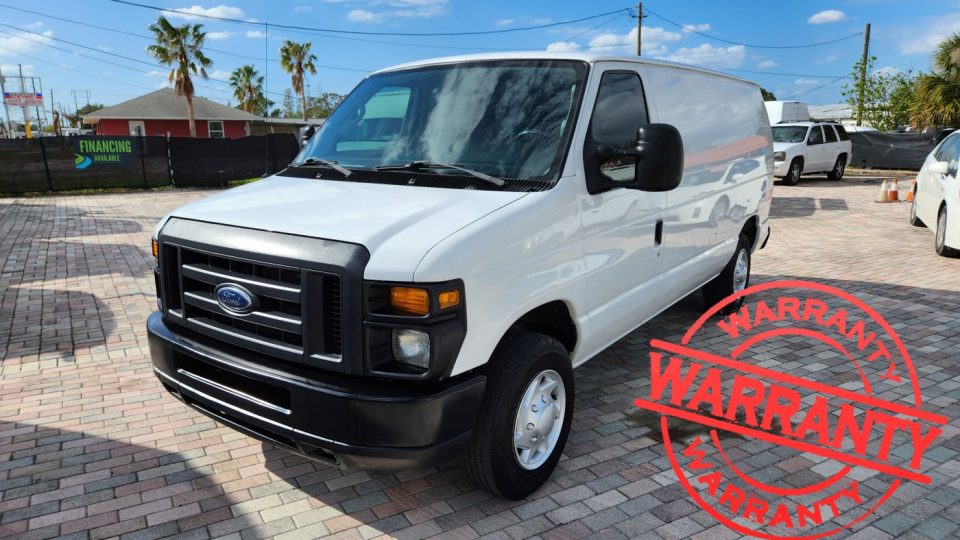 2013 FORD E150, 4.6 V8, W/RH SLIDING DOOR, 113K MILES