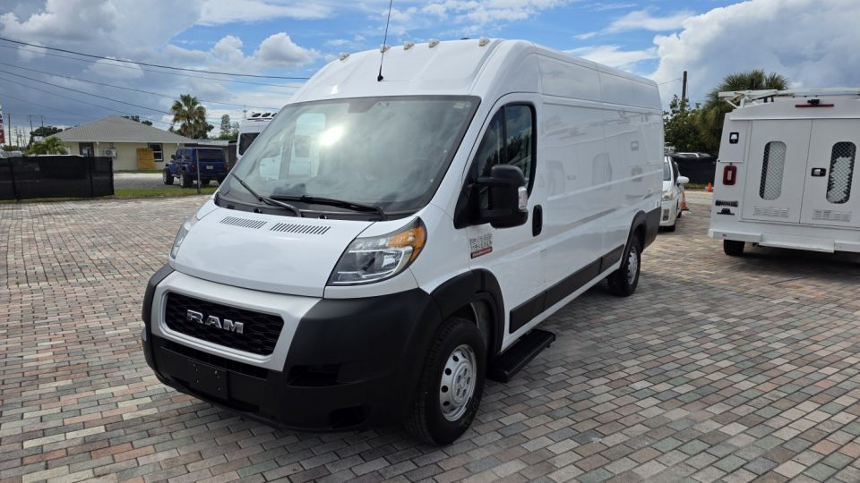 2019 RAM PROMASTER 3500, HIGH ROOF, 159 WB EXTENDED, 3.6 6 CYLINDERS