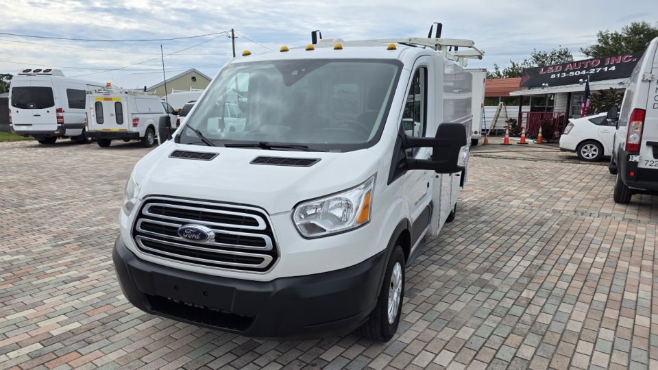 2018 FORD TRANSIT 350 KUV UTILITY ,SERVICE TRUCK,  3.7 6 CYLINDERS