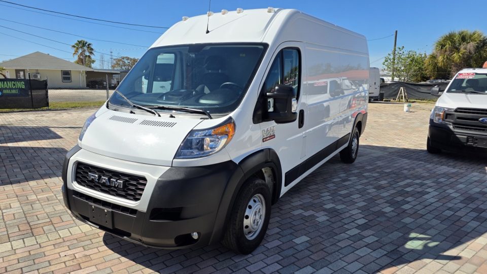 2021 RAM PROMASTER 3500, HIGH ROOF, 159 WB , 3.6 6 CYLINDERS