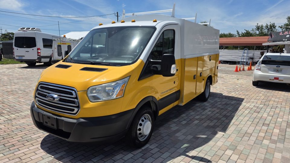 2015 FORD TRANSIT 350 KUV UTILITY , SERVICE TRUCK, 3.7 6 CYLINDERS